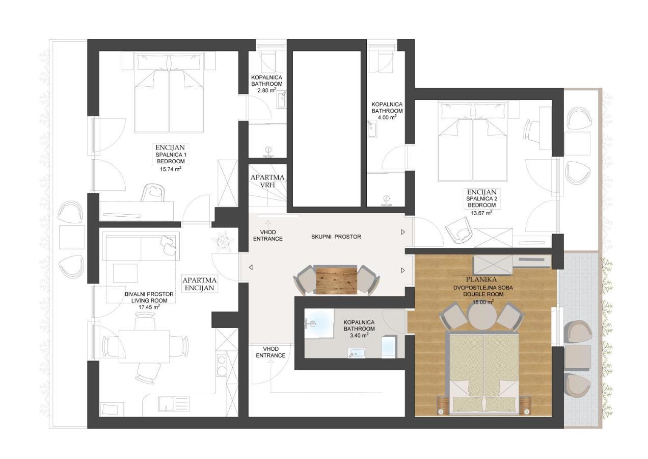 Guest House Alenka 보히니 외부 사진